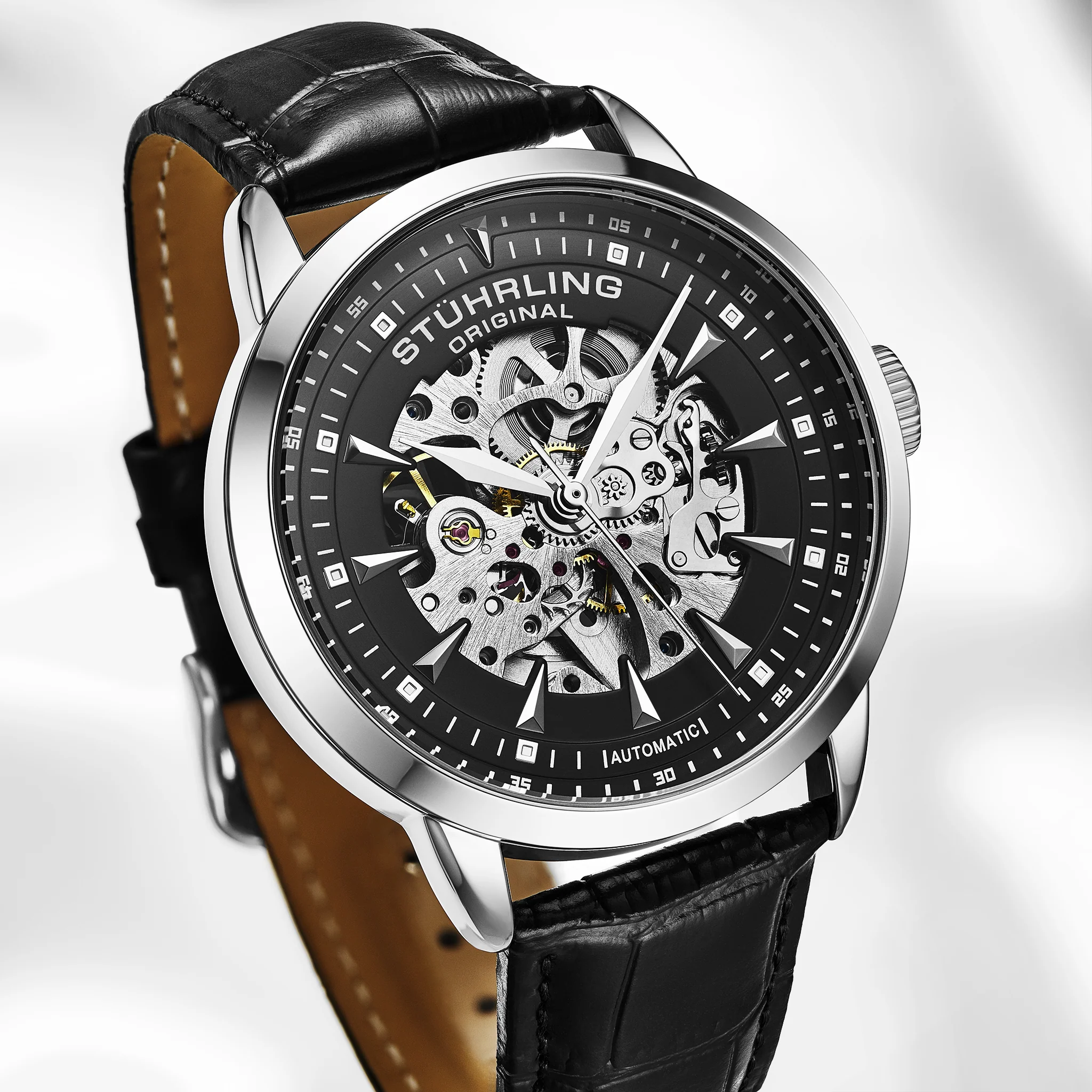 Stührling Executive Reserve 4071 Mens Watch 44mm - Image 12