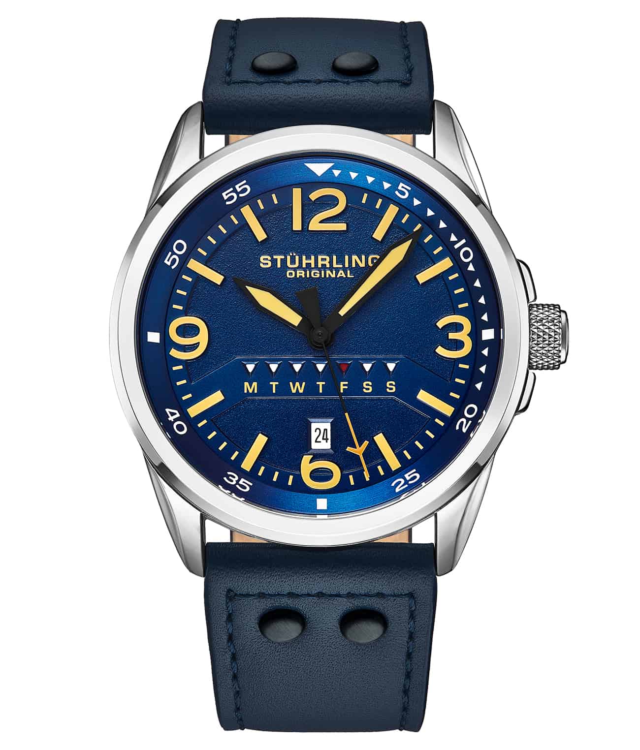 Stührling 447A Quartz 44mm Aviator - Image 9