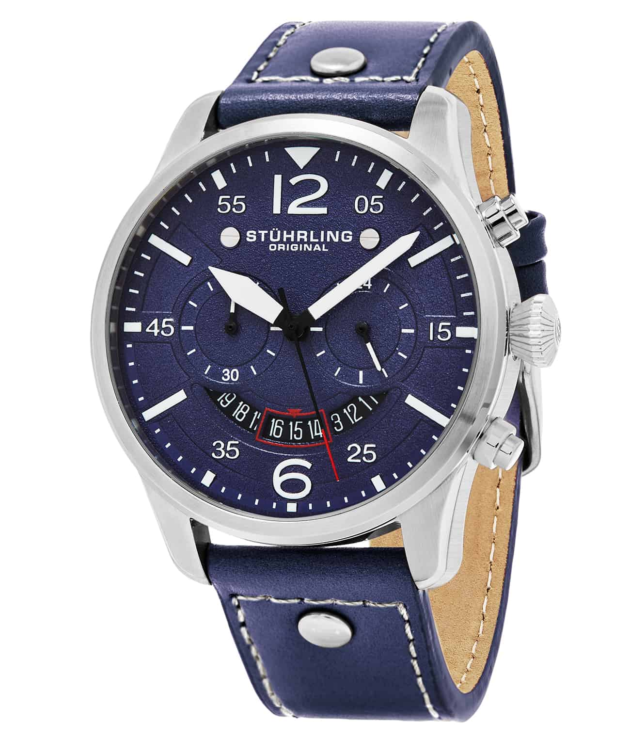 Stührling Anhedral 473 Quartz 44mm Aviator - Image 4