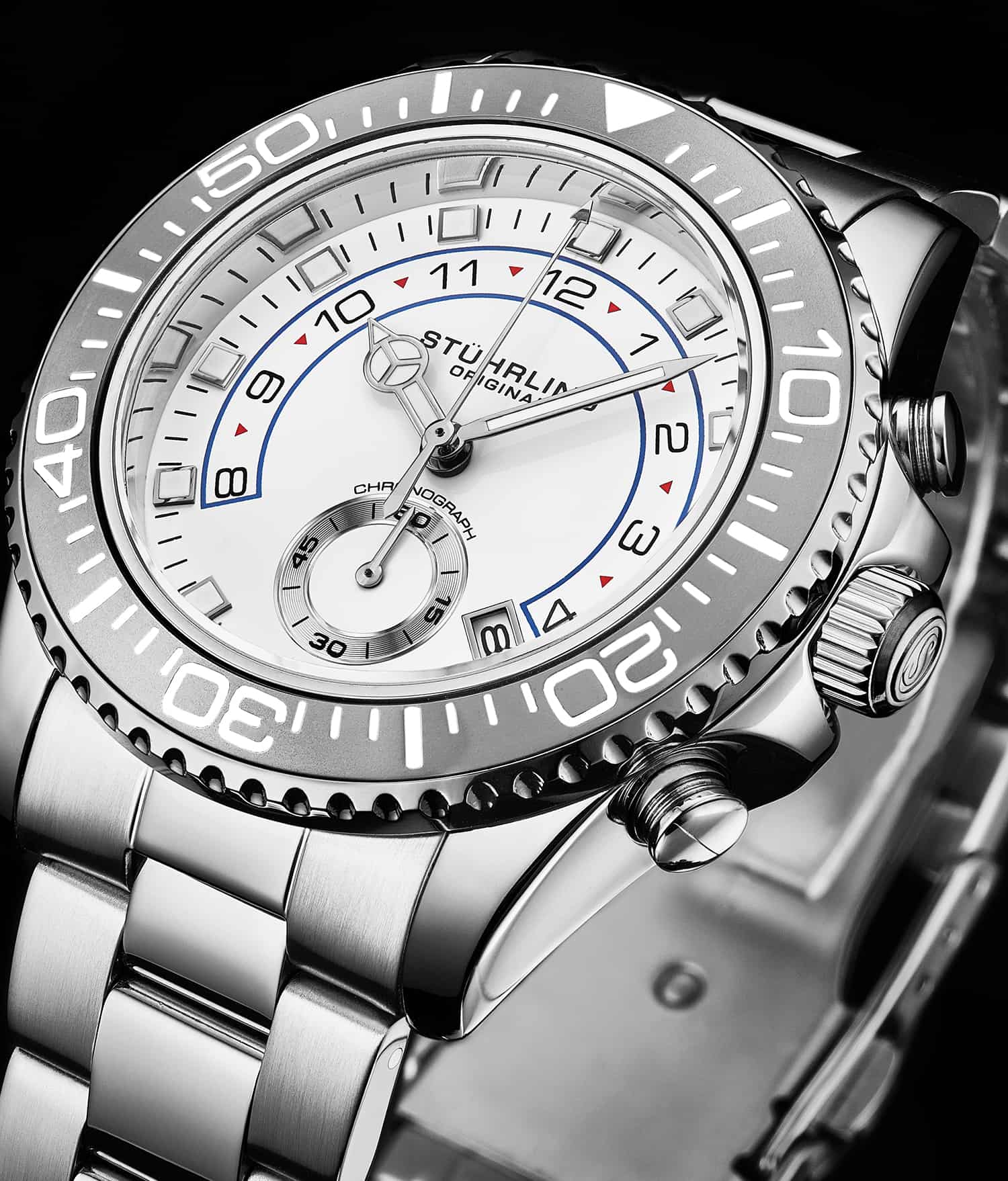 Stührling Brigadier Quartz 3966 Chronograph 42mm Diver - Image 15