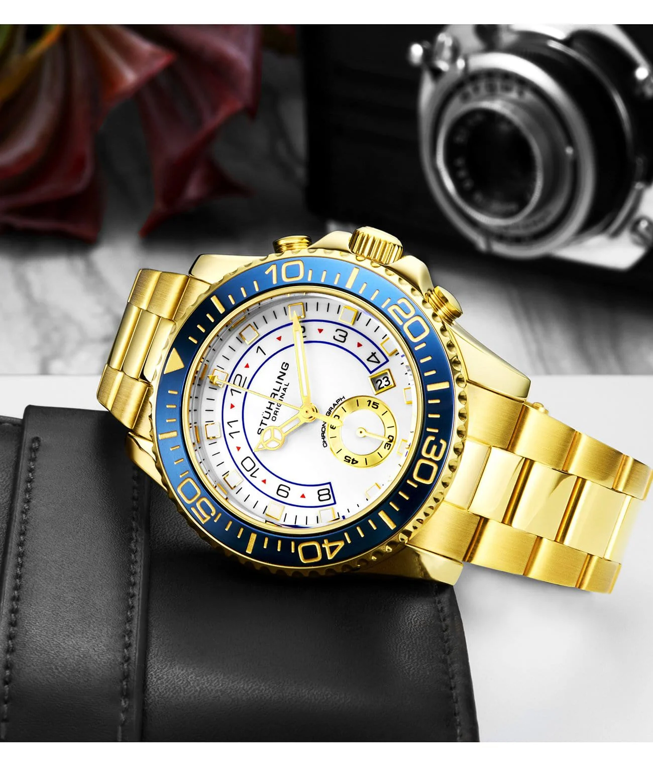 Stührling Brigadier Quartz 3966 Chronograph 42mm Diver - Image 24