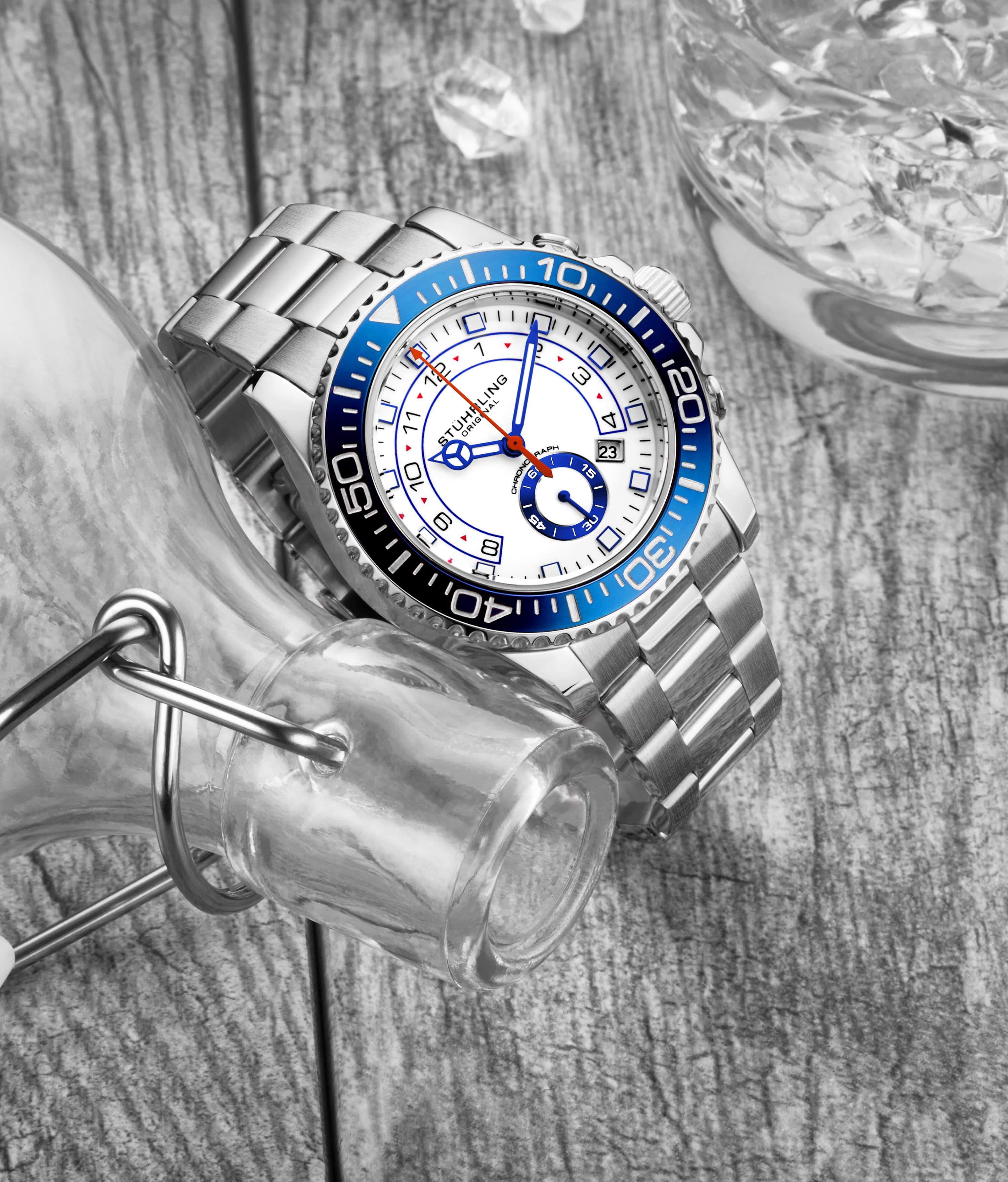 Stührling Brigadier Quartz 3966 Chronograph 42mm Diver - Image 4