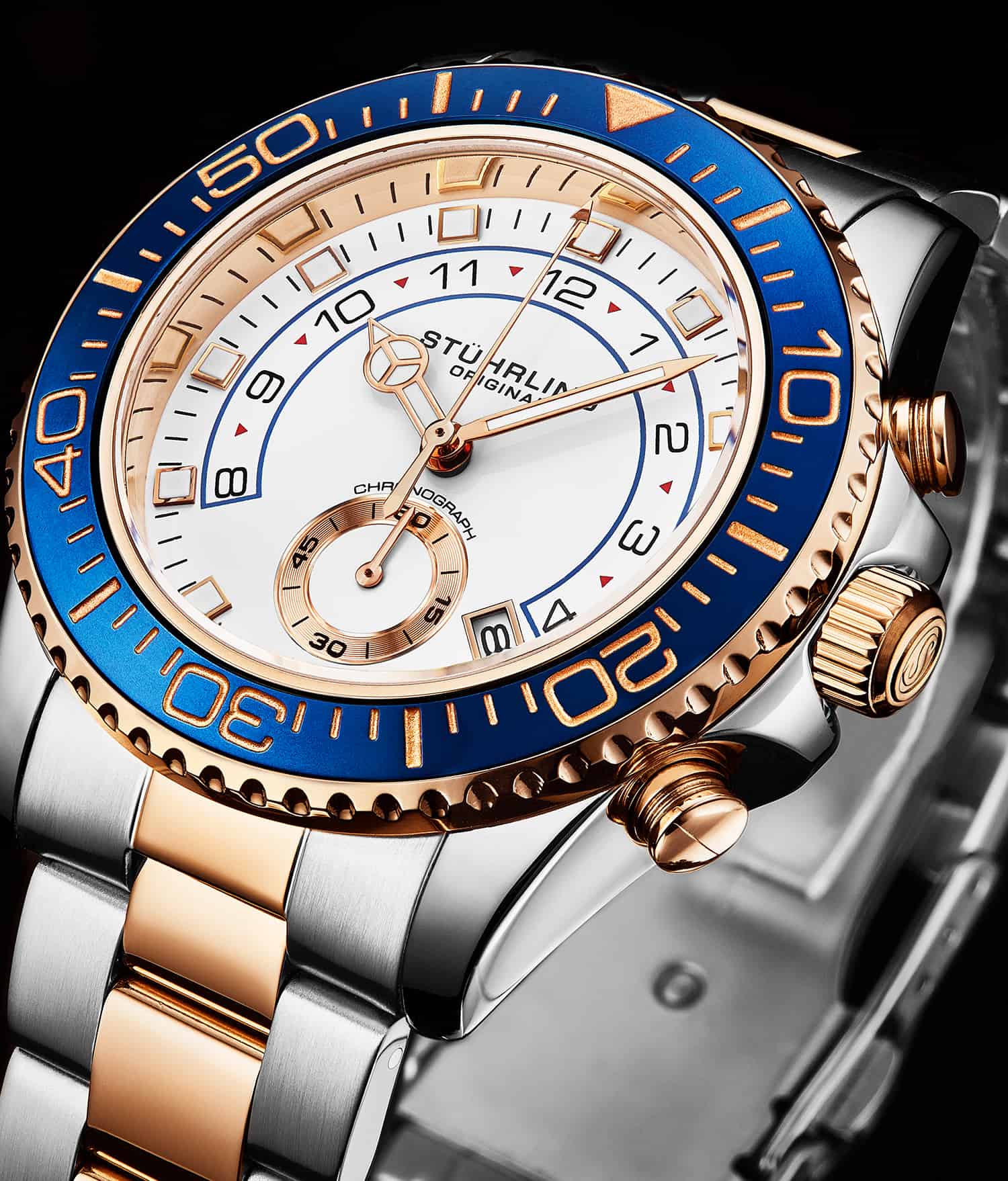 Stührling Brigadier Quartz 3966 Chronograph 42mm Diver - Image 9
