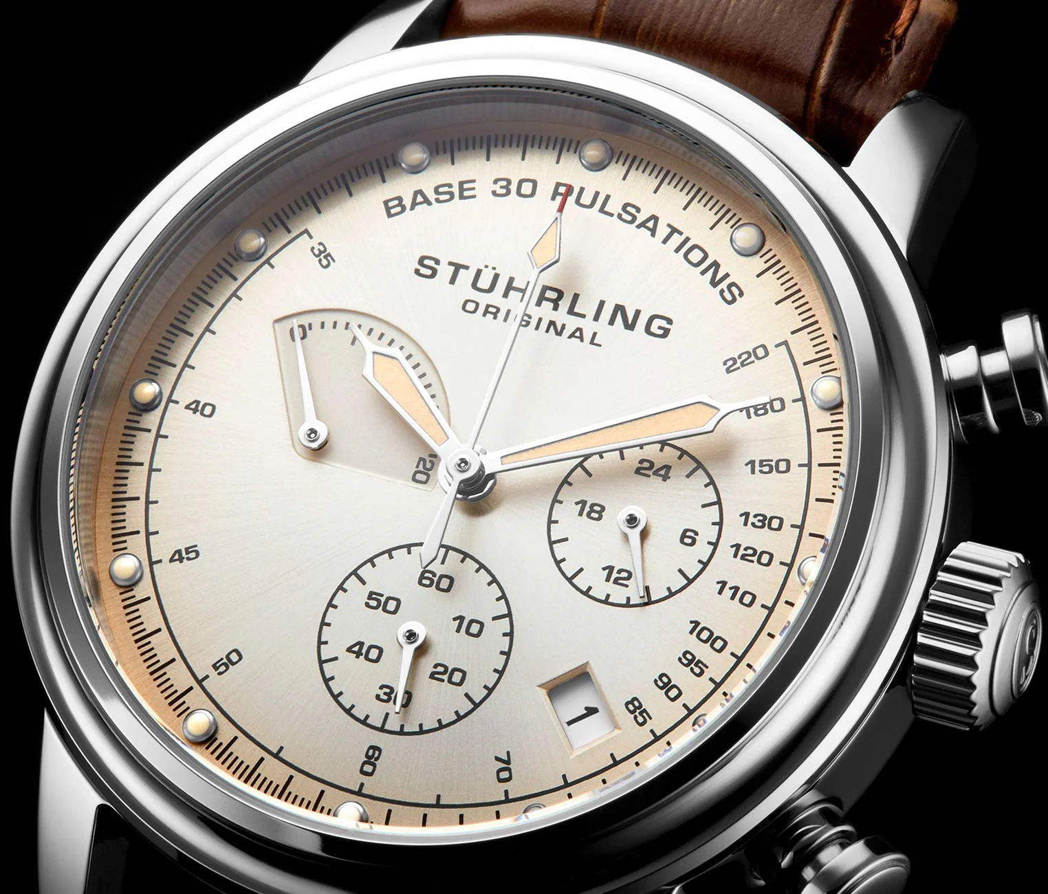 Stührling ChronoPulse 895 Quartz 42mm Chronograph - Image 14