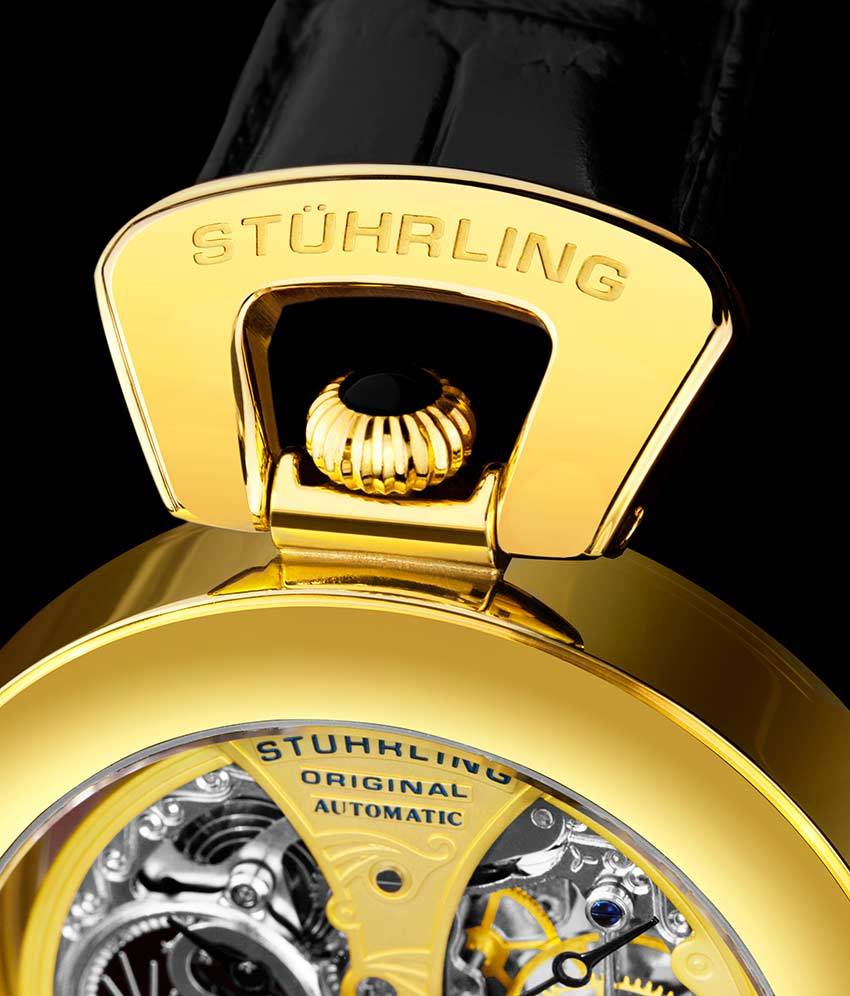Stührling Emperor’s Grandeur 3919 Automatic 49mm Skeleton - Image 10