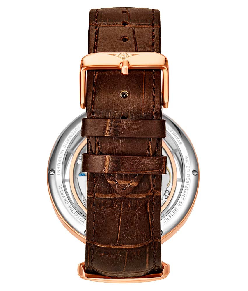 Stührling Emperor’s Grandeur 3919 Automatic 49mm Skeleton - Image 16