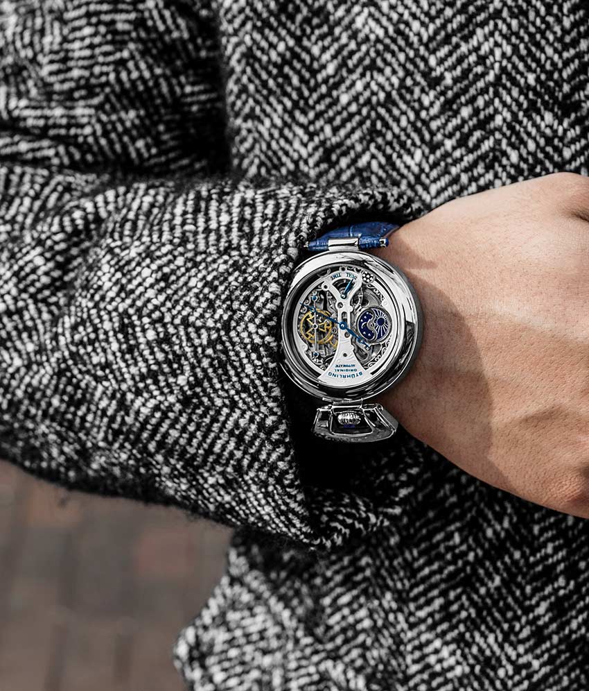 Stührling Emperor’s Grandeur 3919 Automatic 49mm Skeleton - Image 5