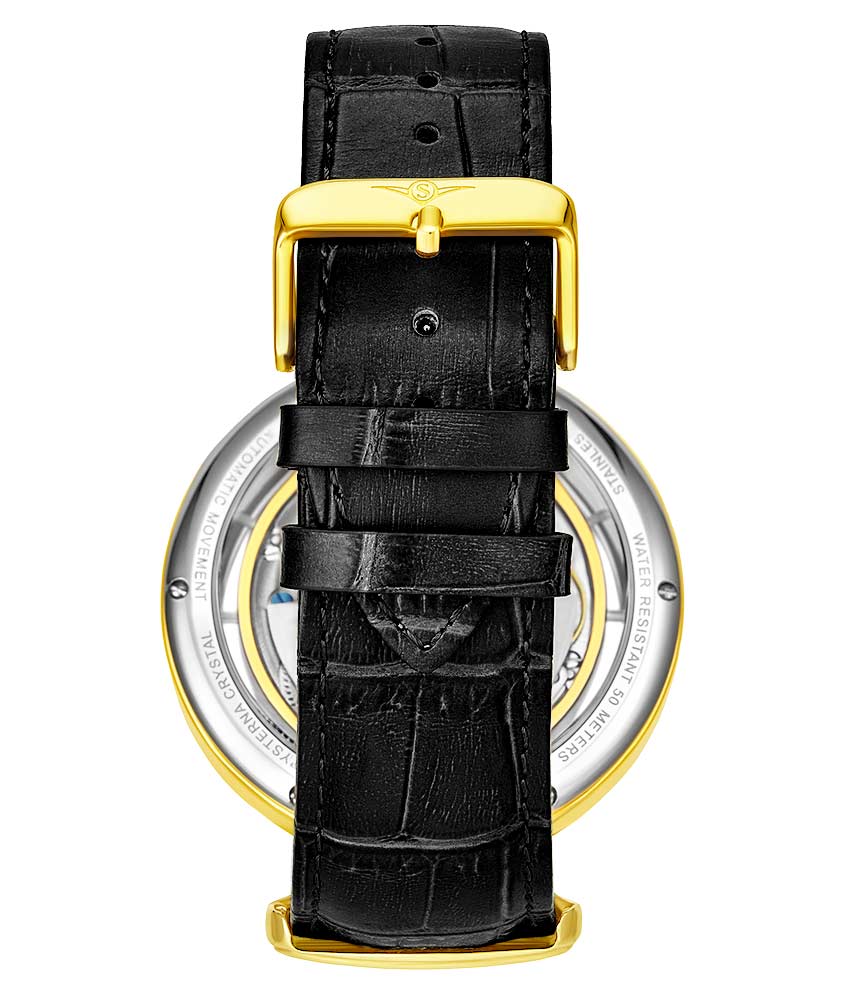 Stührling Emperor’s Grandeur 3919 Automatic 49mm Skeleton - Image 9