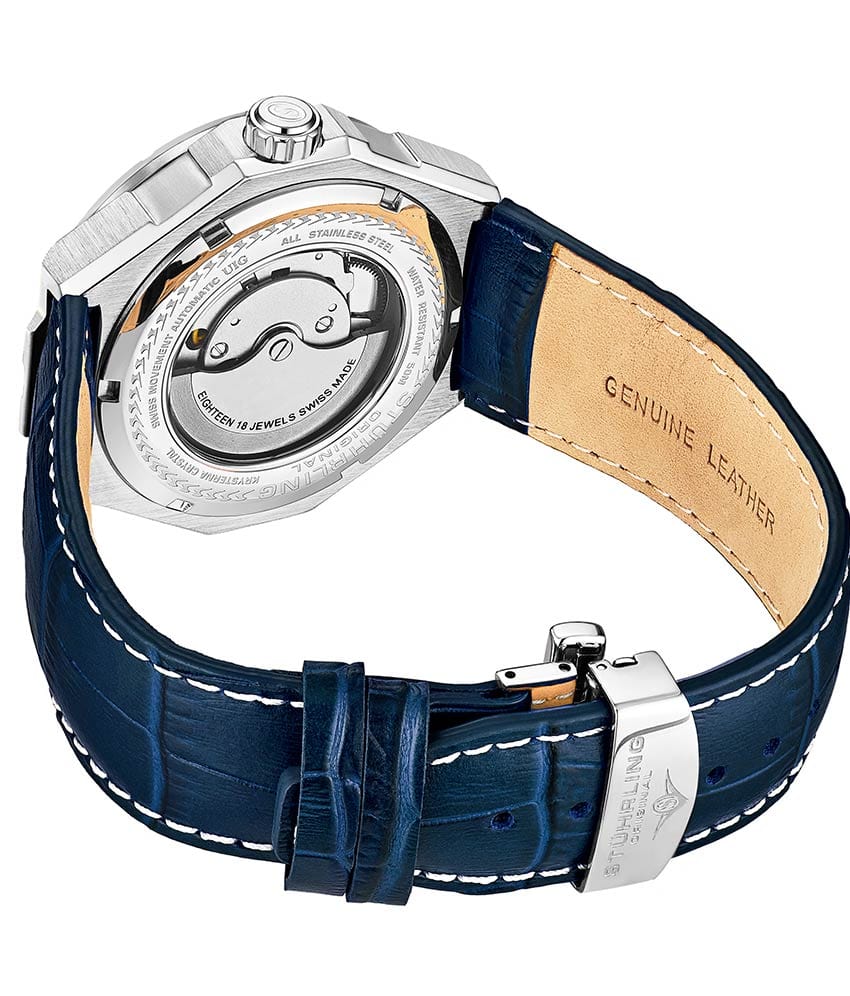 Stührling Swiss Automatic Gio 379 41mm Skeleton Watch - Image 23