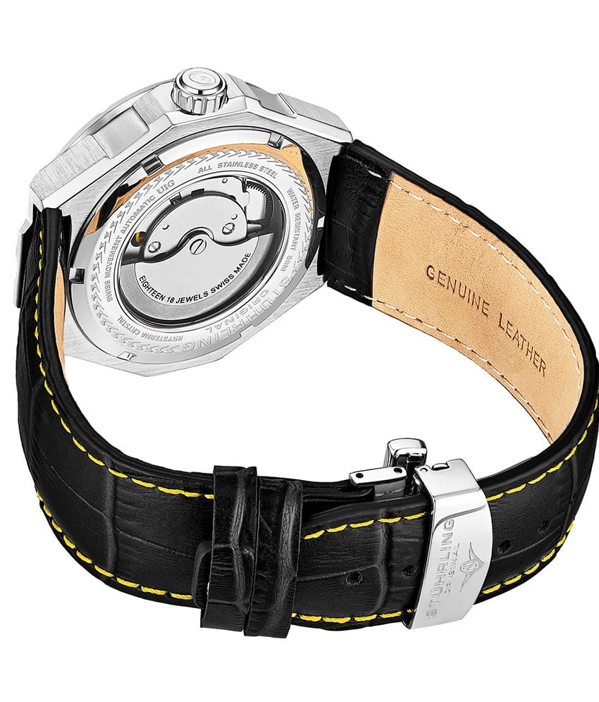 Stührling Swiss Automatic Gio 379 41mm Skeleton Watch - Image 28