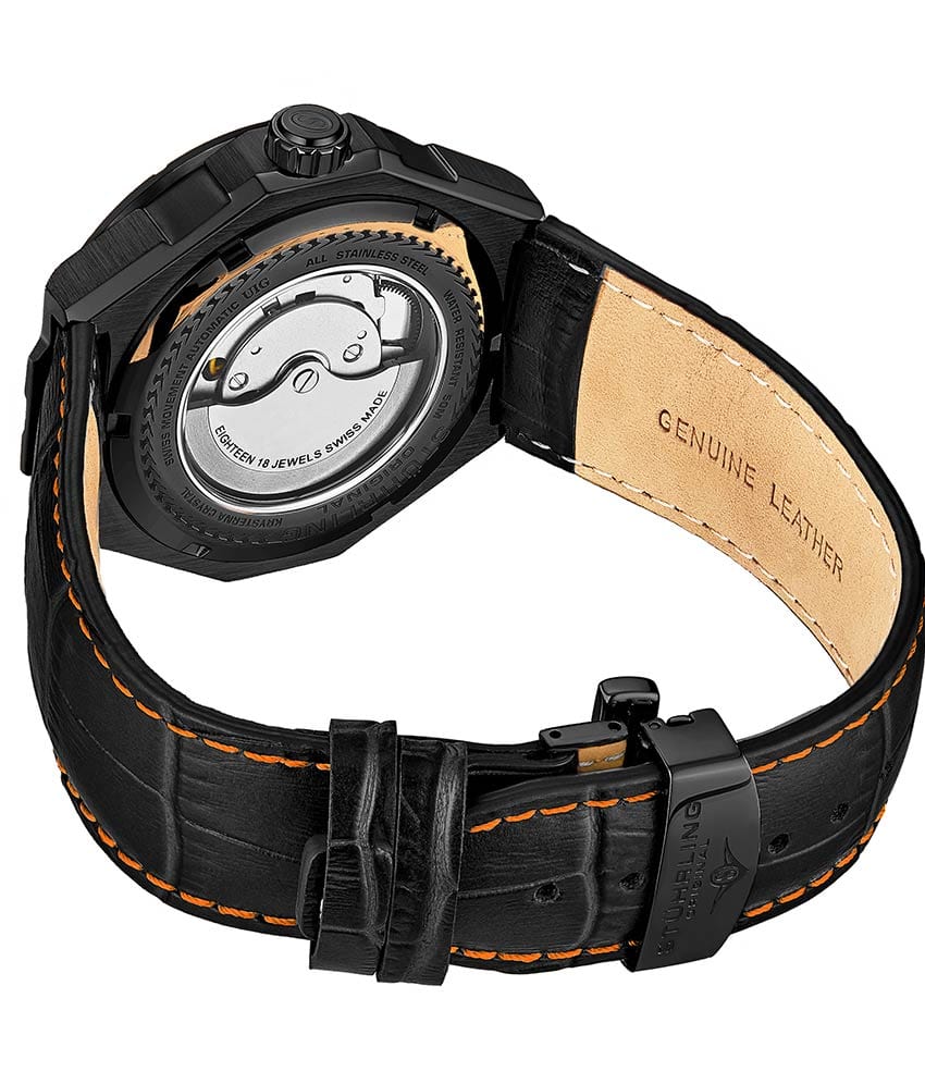Stührling Swiss Automatic Gio 379 41mm Skeleton Watch - Image 3