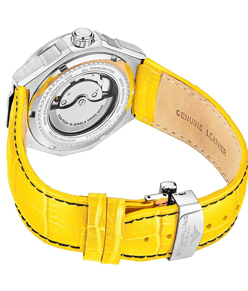 Stührling Swiss Automatic Gio 379 41mm Skeleton Watch - Image 31