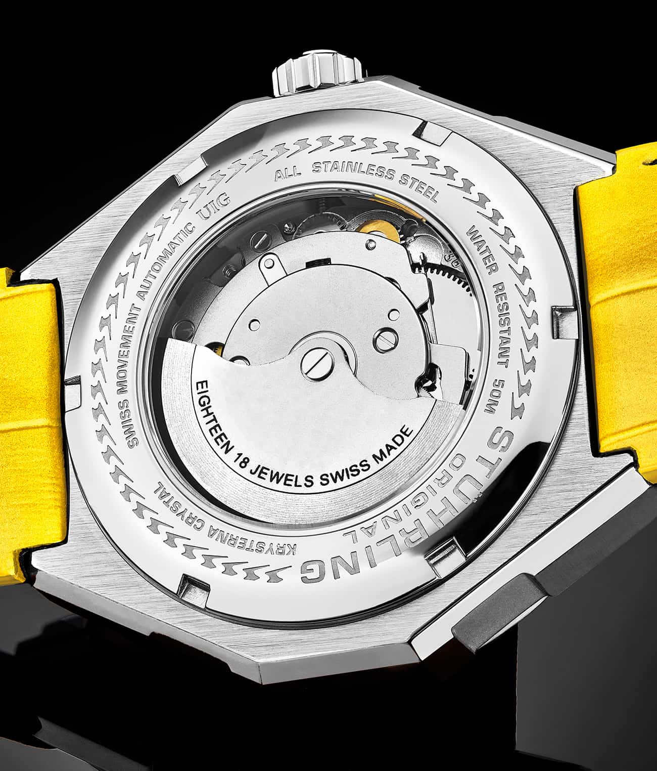 Stührling Swiss Automatic Gio 379 41mm Skeleton Watch - Image 35