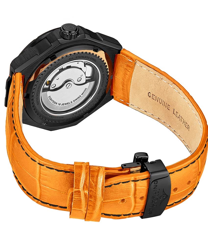 Stührling Swiss Automatic Gio 379 41mm Skeleton Watch - Image 9