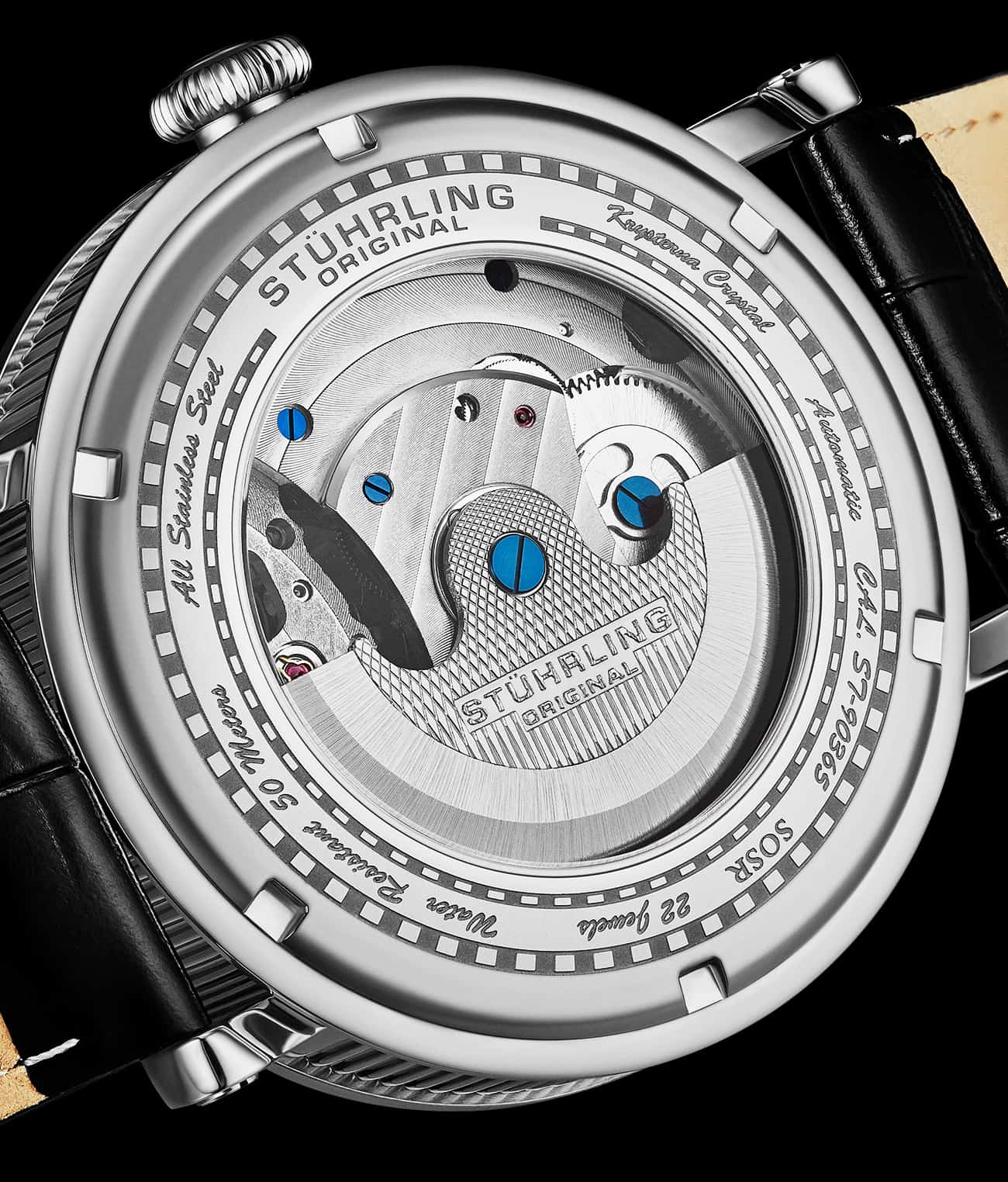 Stührling Dual Time Automatic Majestic 47mm Skeleton - Image 4