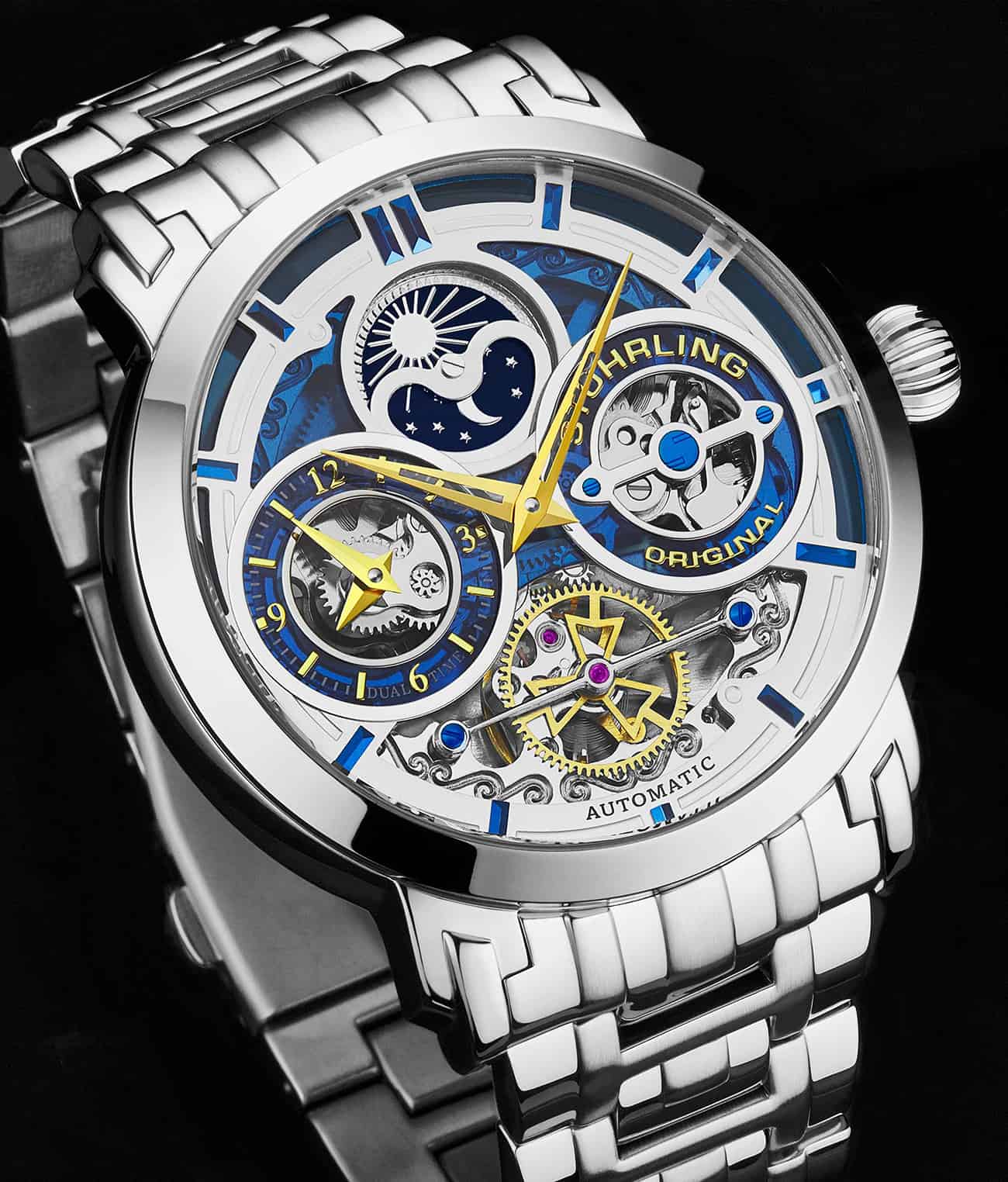 Stührling Luciano 371B Automatic 46mm Skeleton - Image 12