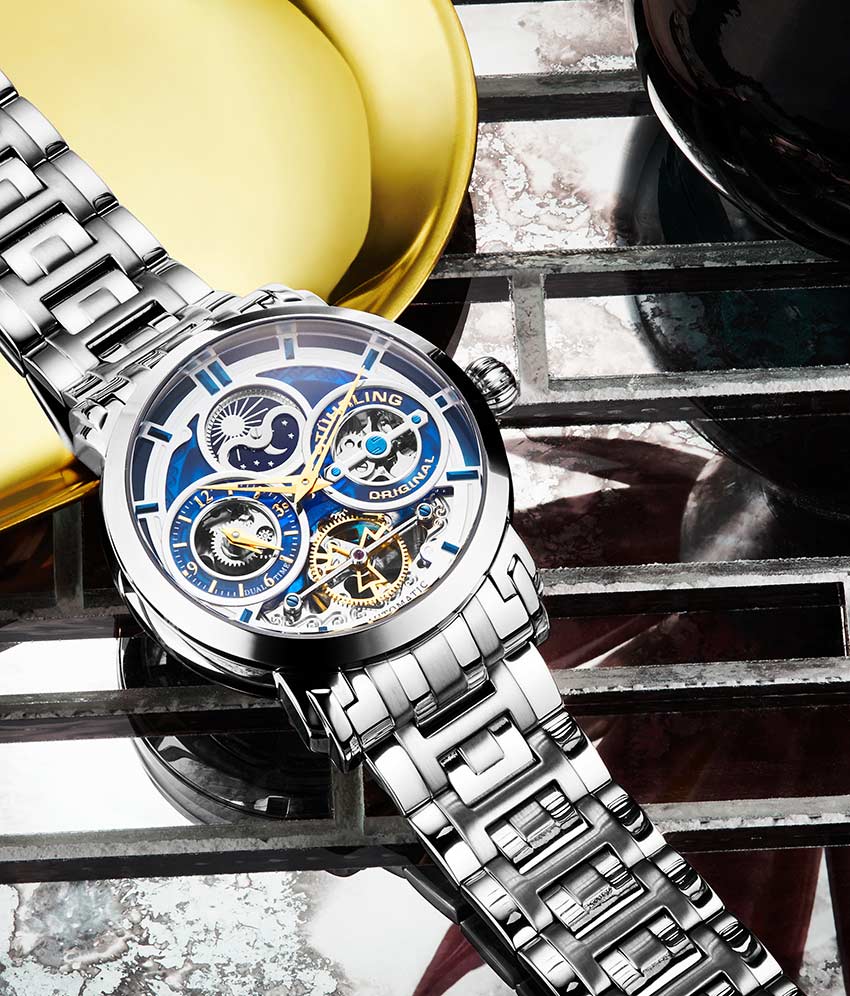 Stührling Luciano 371B Automatic 46mm Skeleton - Image 15