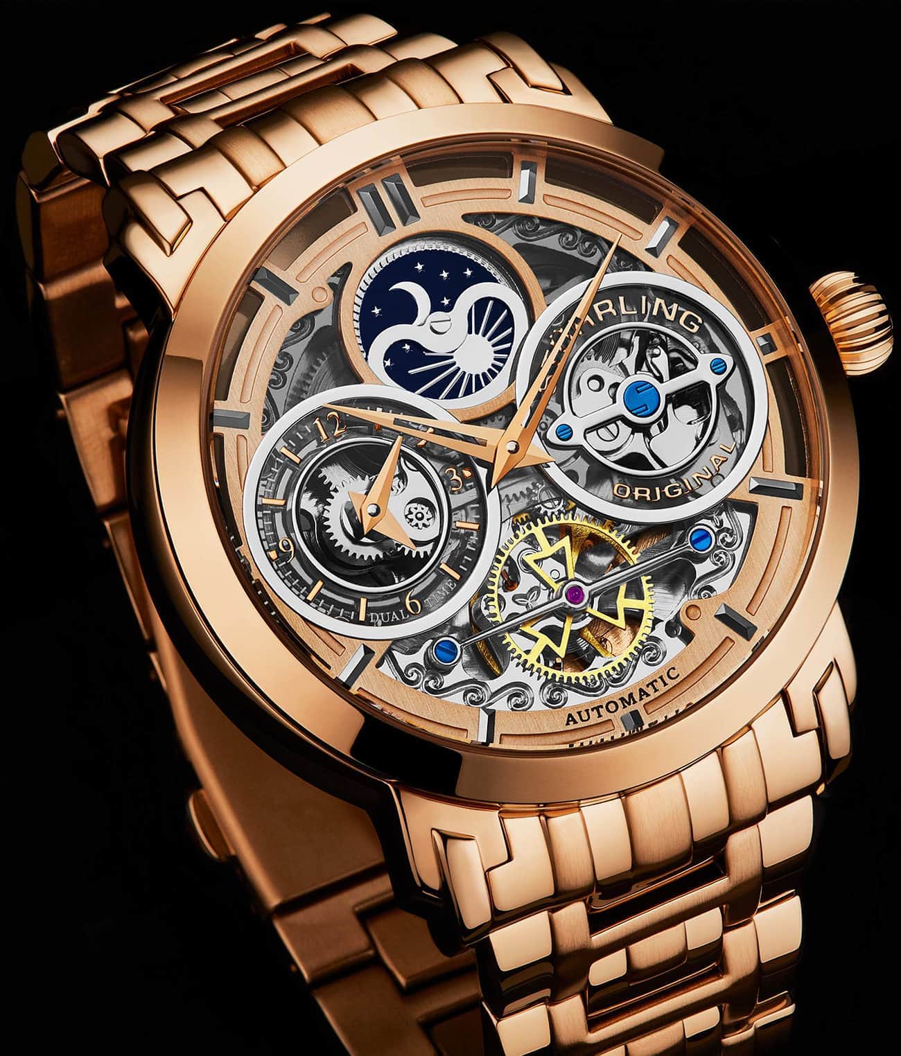 Stührling Luciano 371B Automatic 46mm Skeleton - Image 19