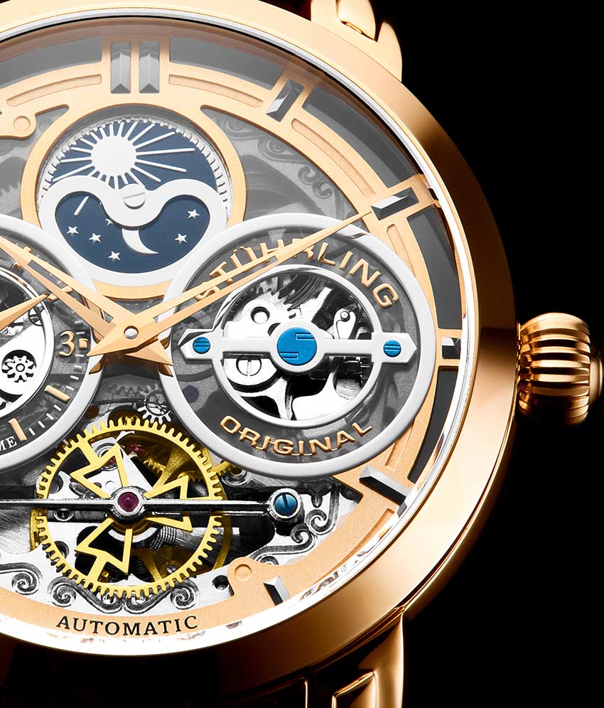 Stührling Luciano 371B Automatic 46mm Skeleton - Image 24