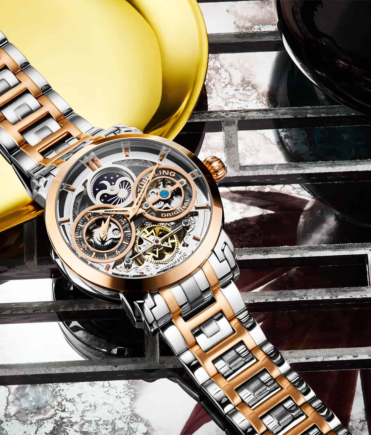 Stührling Luciano 371B Automatic 46mm Skeleton - Image 39
