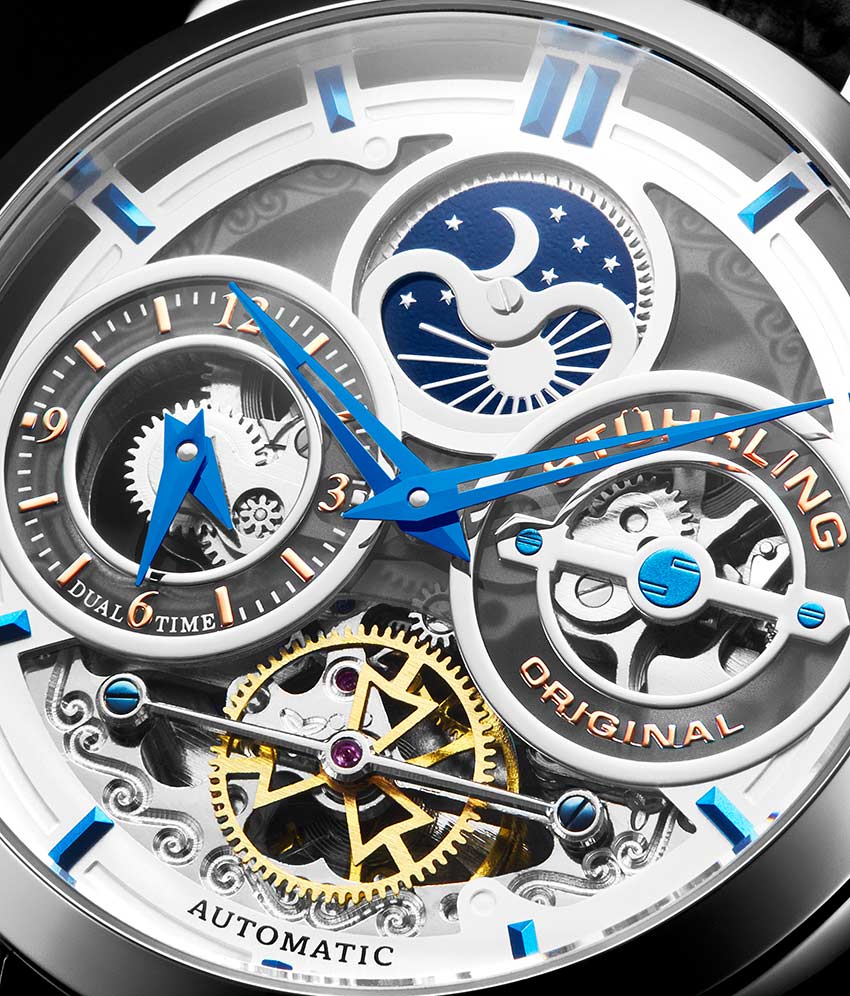 Stührling Luciano 371B Automatic 46mm Skeleton - Image 4