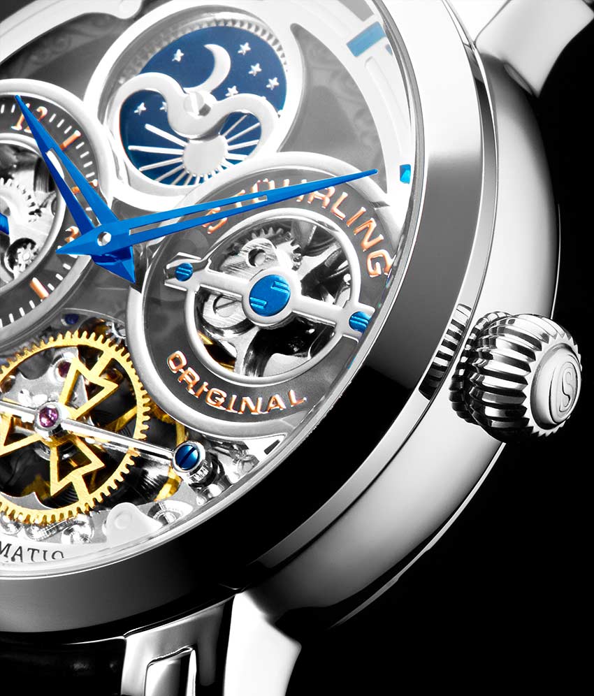 Stührling Luciano 371B Automatic 46mm Skeleton - Image 5