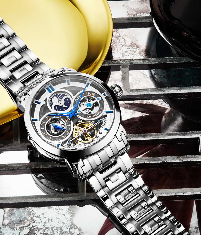 Stührling Luciano 371B Automatic 46mm Skeleton - Image 7