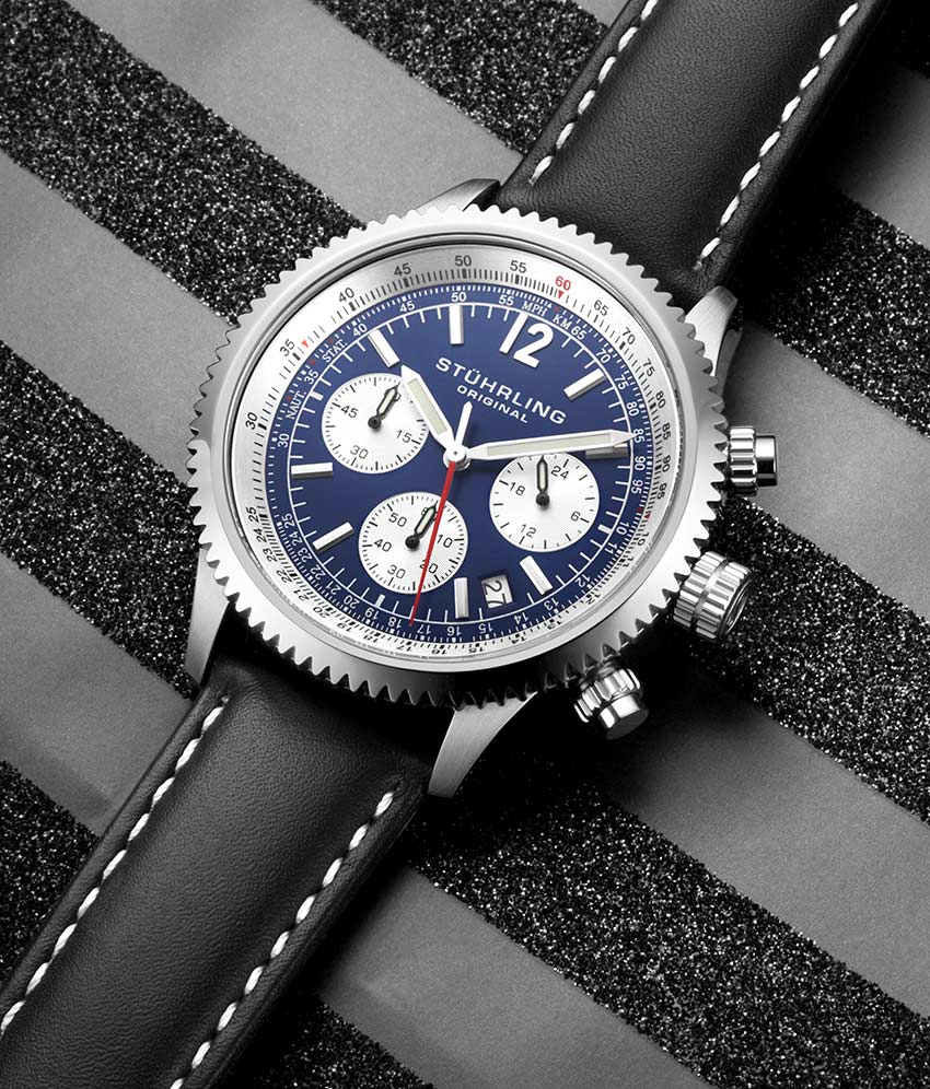 Stührling Monaco 669 Quartz 42mm Chronograph - Image 11