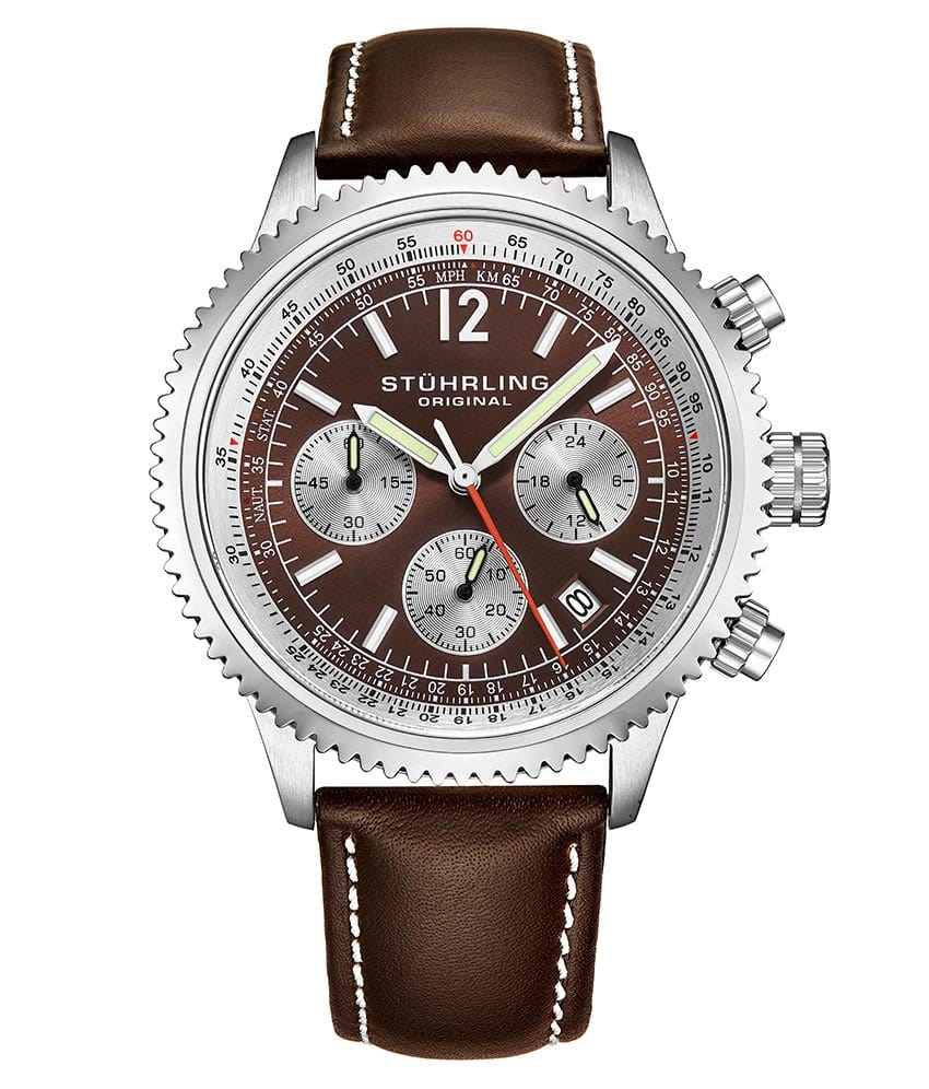 Stührling Monaco 669 Quartz 42mm Chronograph - Image 12