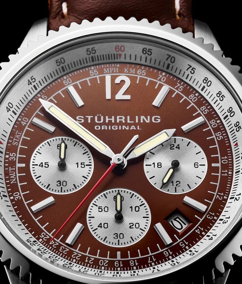 Stührling Monaco 669 Quartz 42mm Chronograph - Image 13