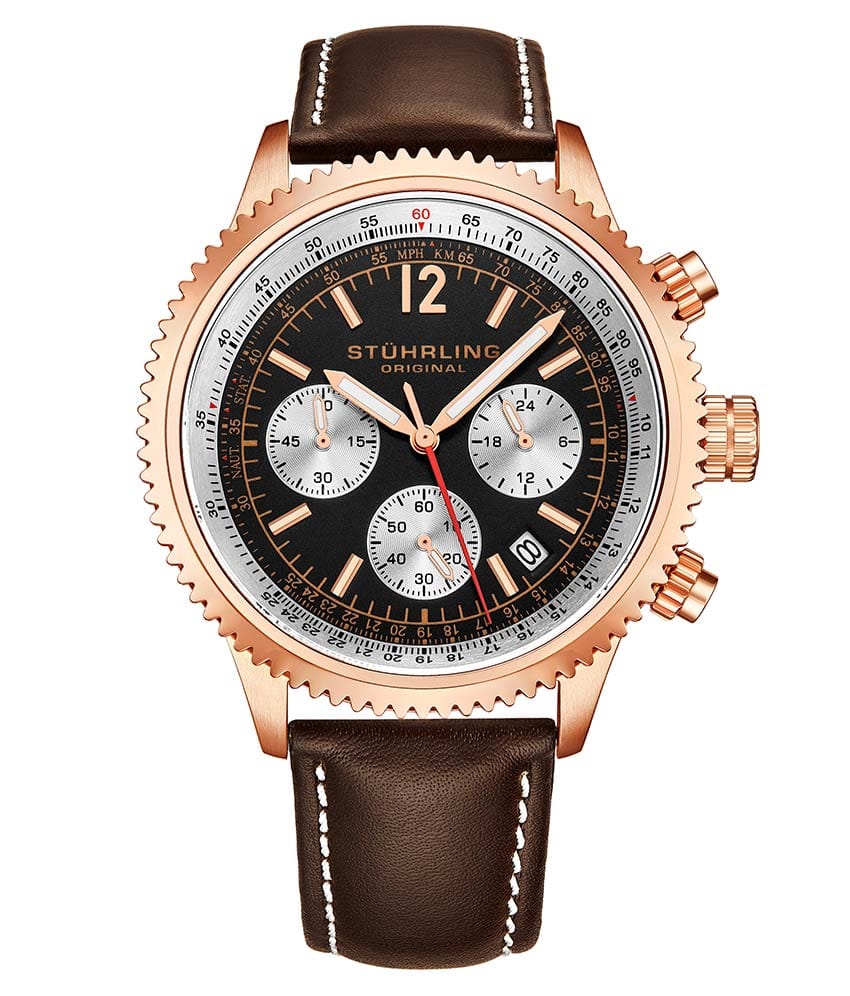 Stührling Monaco 669 Quartz 42mm Chronograph - Image 23
