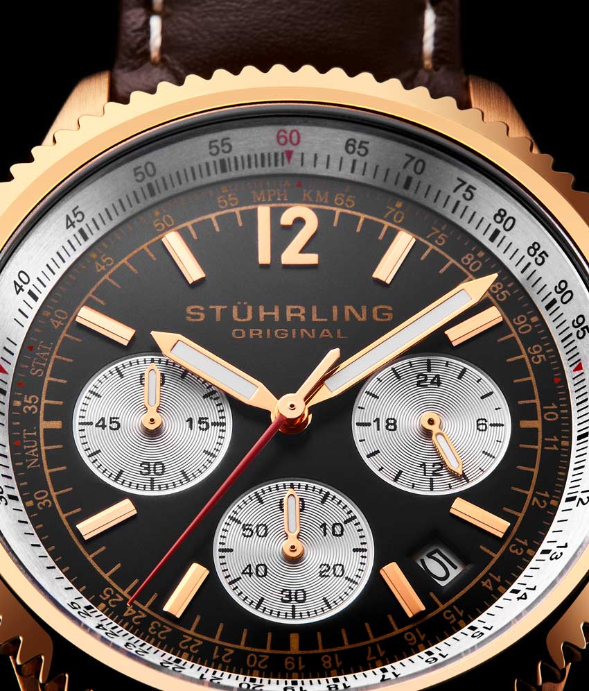 Stührling Monaco 669 Quartz 42mm Chronograph - Image 24