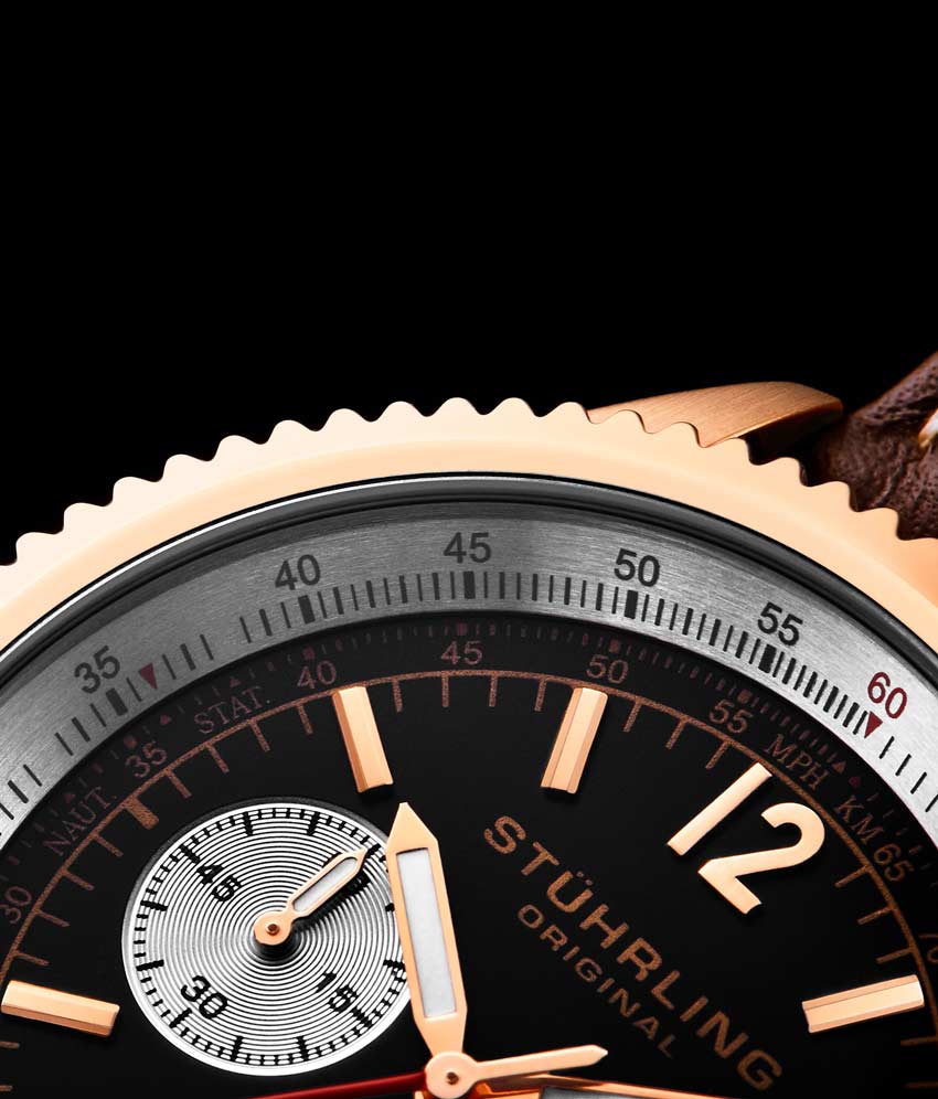Stührling Monaco 669 Quartz 42mm Chronograph - Image 25