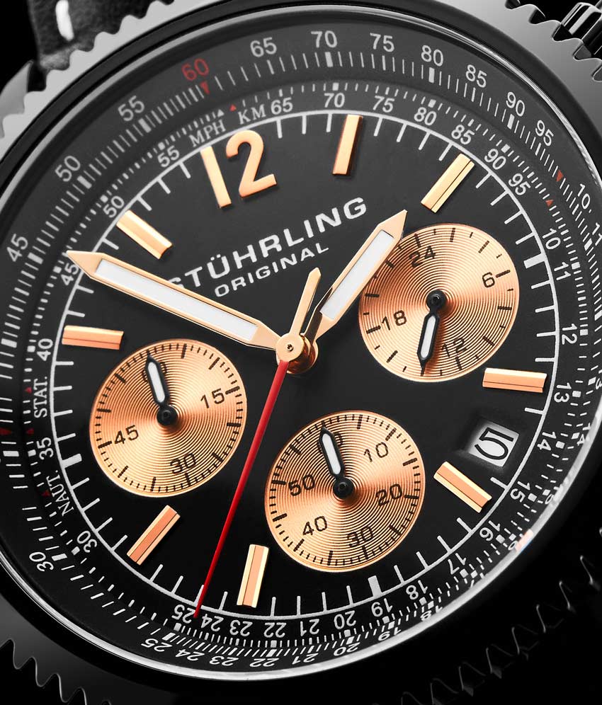 Stührling Monaco 669 Quartz 42mm Chronograph - Image 40