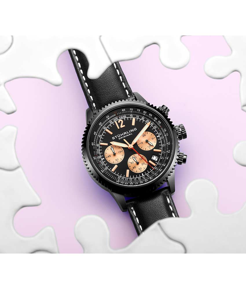 Stührling Monaco 669 Quartz 42mm Chronograph - Image 49