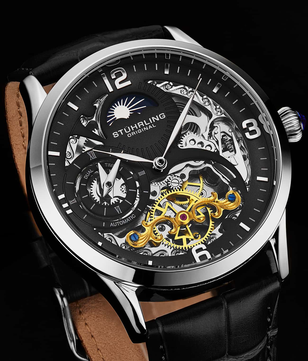Stührling Special Reserve 3921 Automatic 44mm Skeleton - Image 10