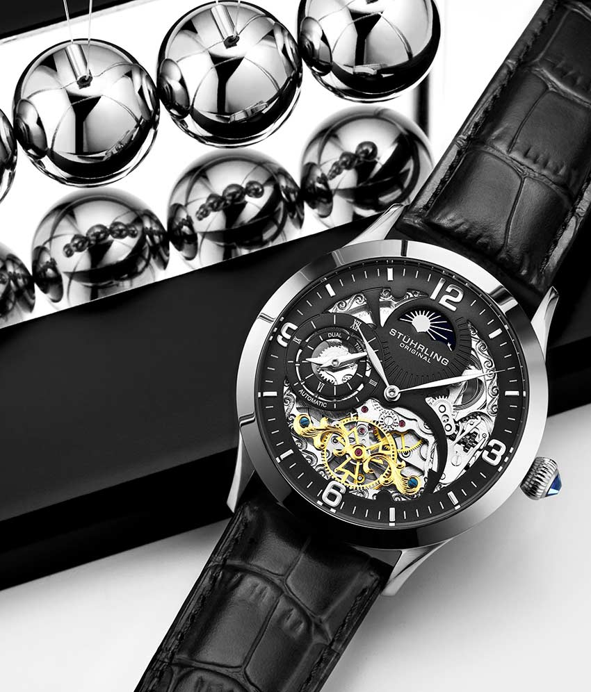 Stührling Special Reserve 3921 Automatic 44mm Skeleton - Image 13