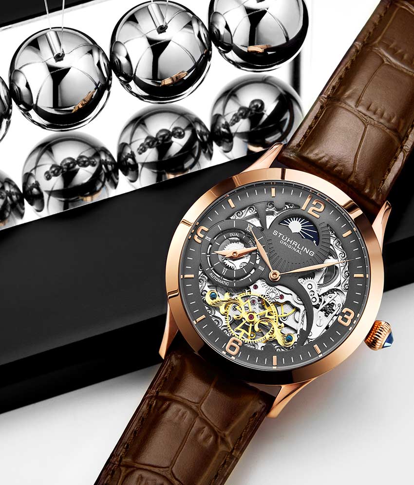 Stührling Special Reserve 3921 Automatic 44mm Skeleton - Image 25