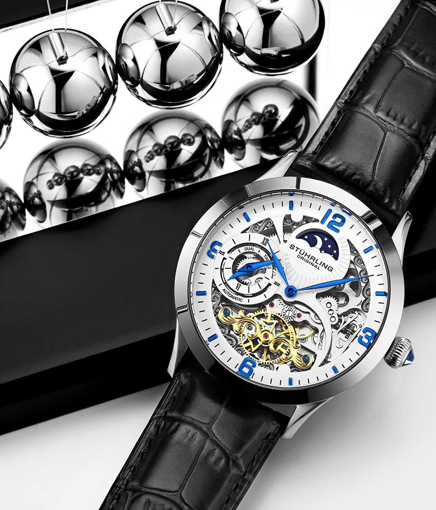 Stührling Special Reserve 3921 Automatic 44mm Skeleton - Image 5