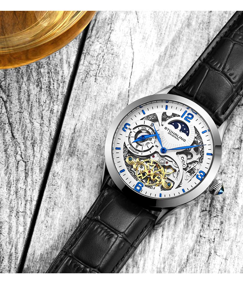 Stührling Special Reserve 3921 Automatic 44mm Skeleton - Image 7