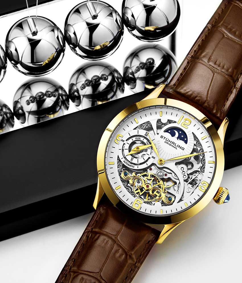 Stührling Special Reserve 3921 Automatic 44mm Skeleton - Image 18