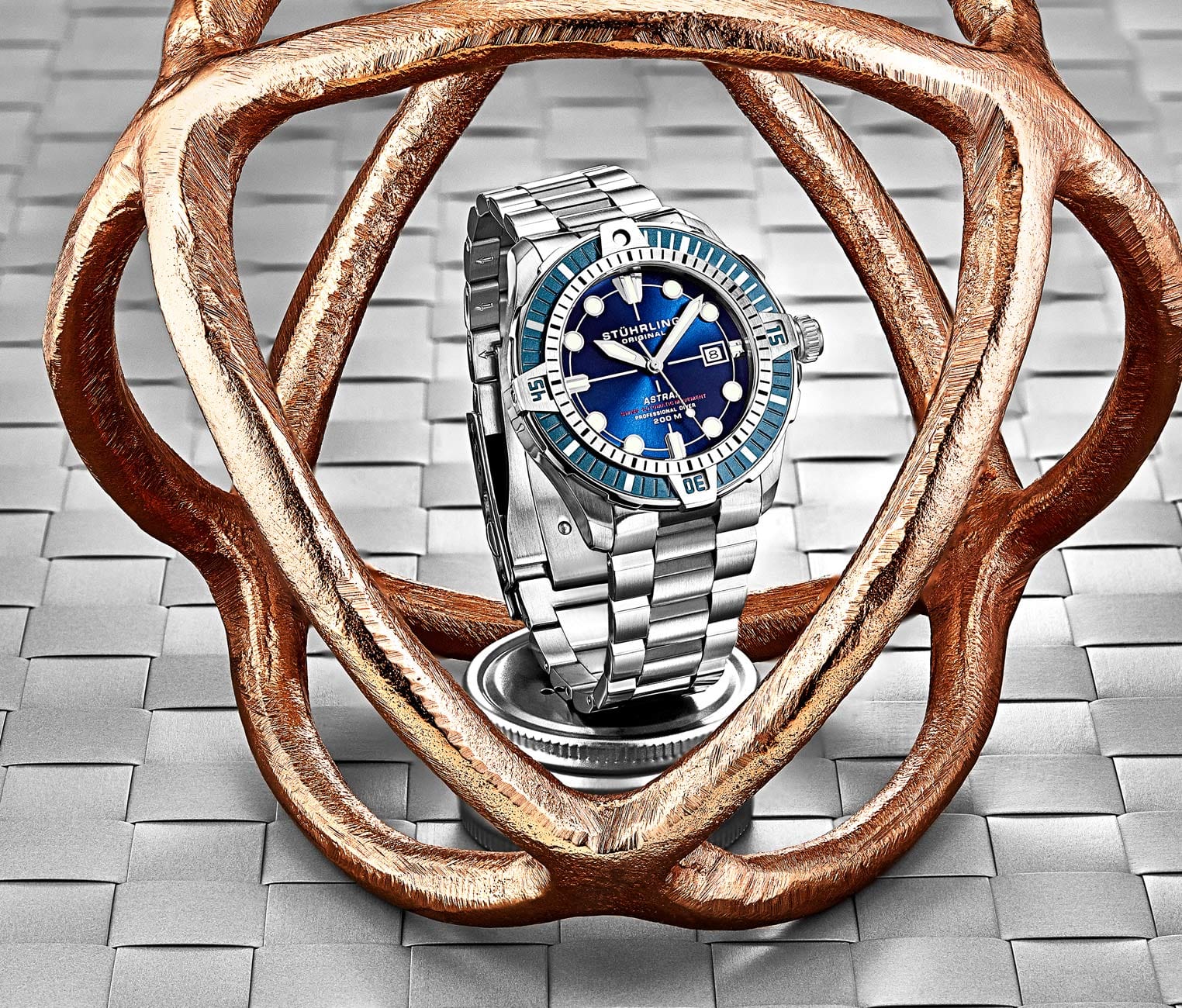 Stührling Astral 1005 Swiss Automatic Watch – 45mm - Image 20