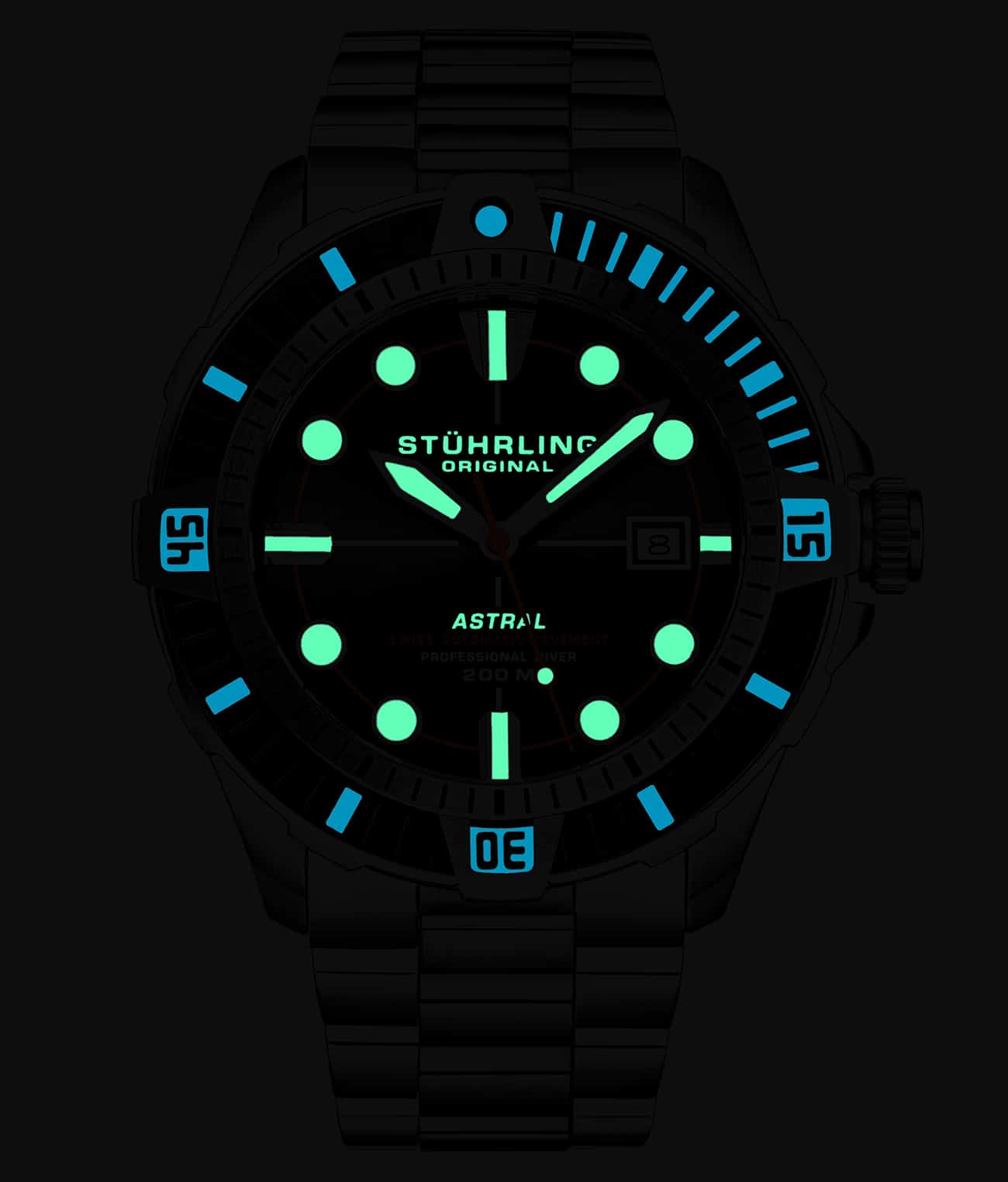 Stührling Astral 1005 Swiss Automatic Watch – 45mm - Image 28