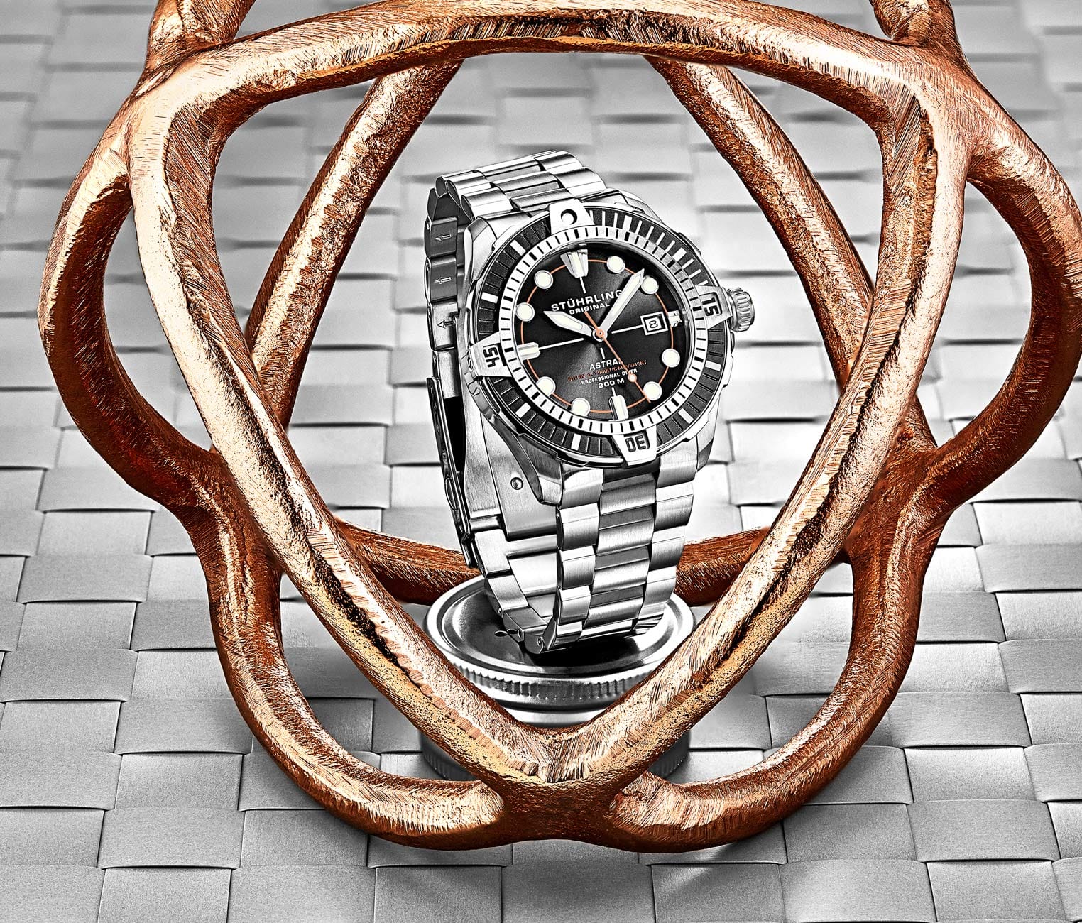 Stührling Astral 1005 Swiss Automatic Watch – 45mm - Image 32