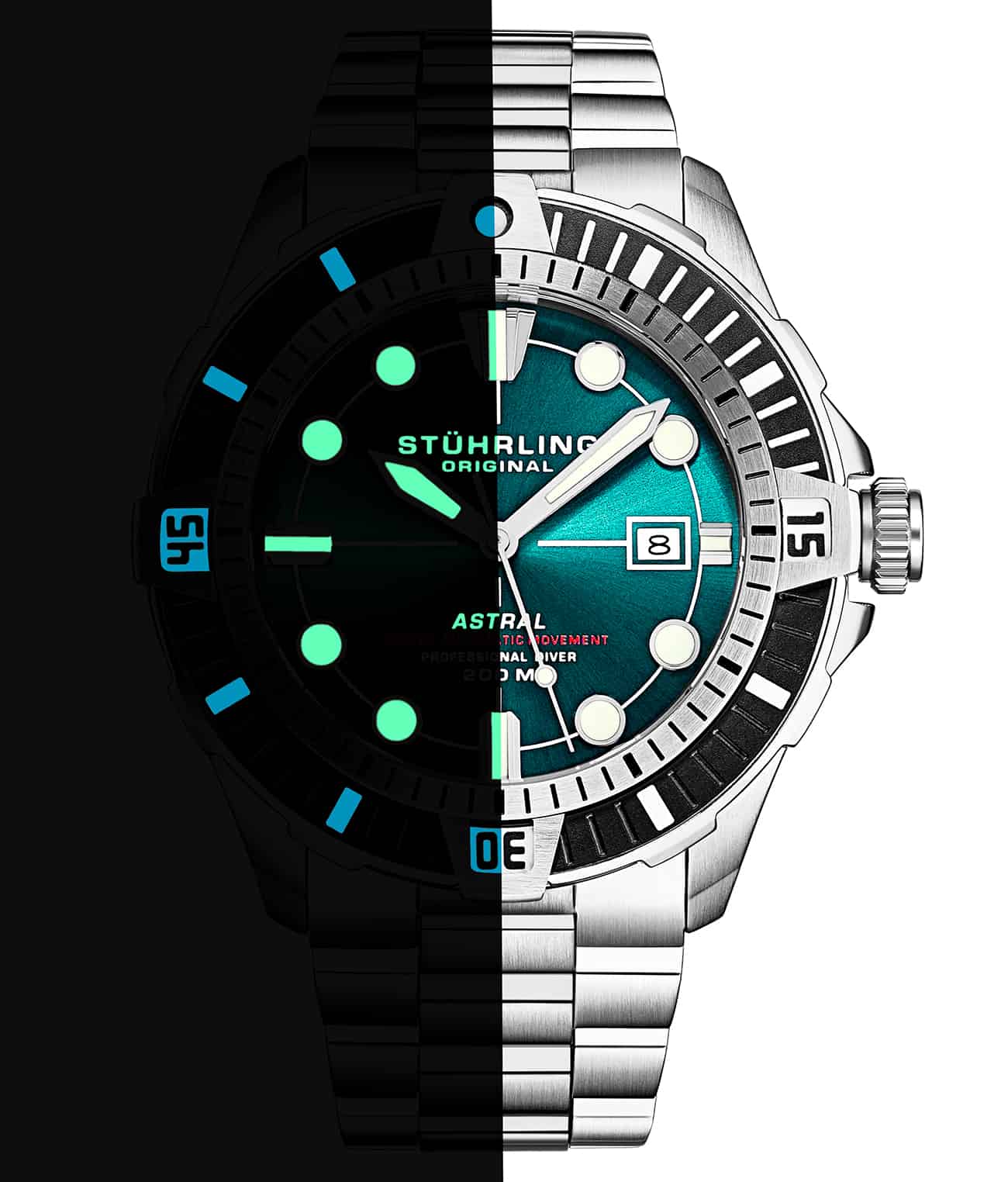Stührling Astral 1005 Swiss Automatic Watch – 45mm - Image 39