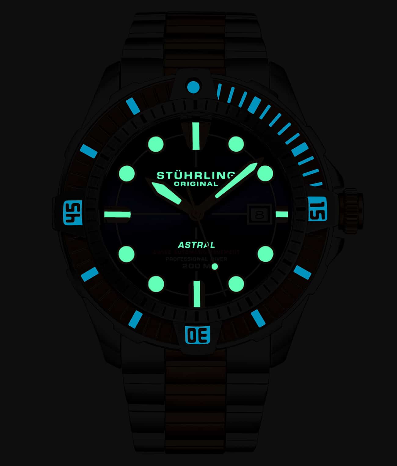 Stührling Astral 1005 Swiss Automatic Watch – 45mm - Image 40