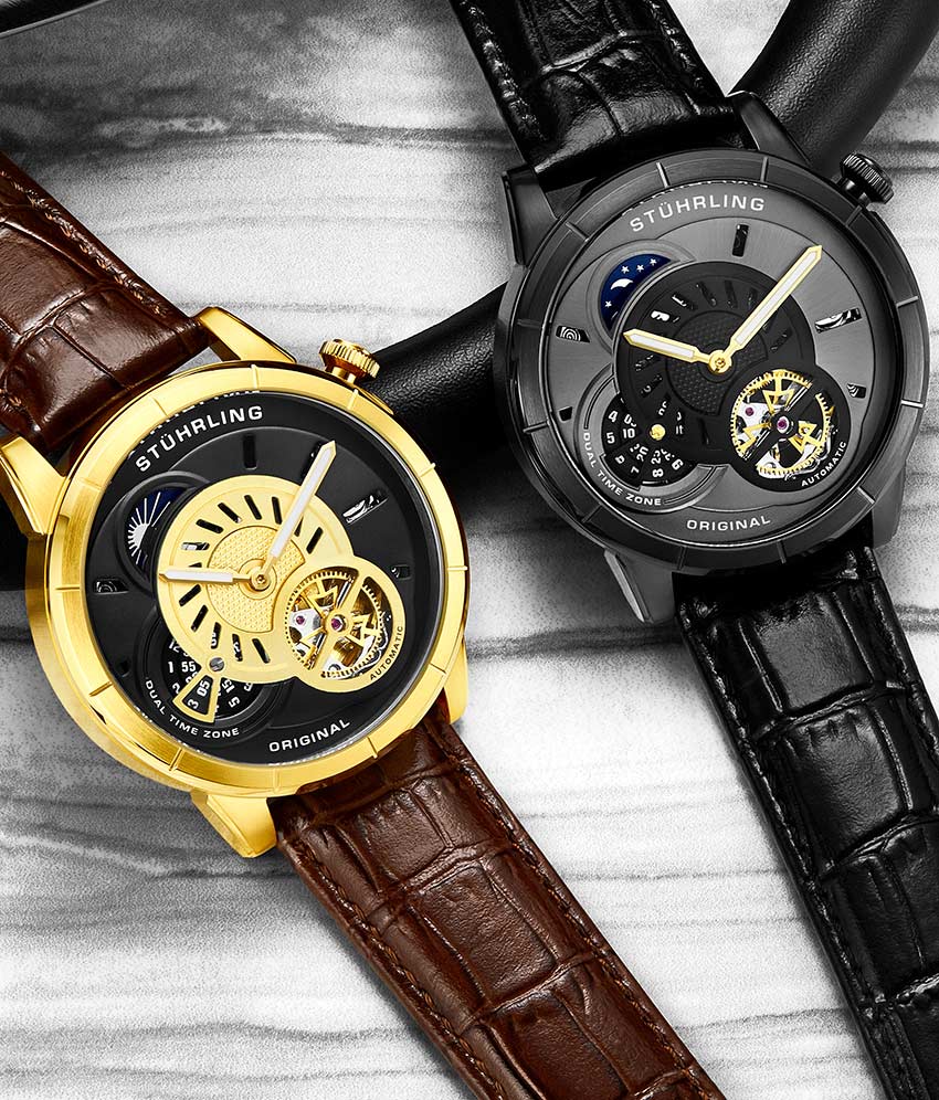 Stührling Tesla 686 Automatic 45mm Skeleton - Image 5