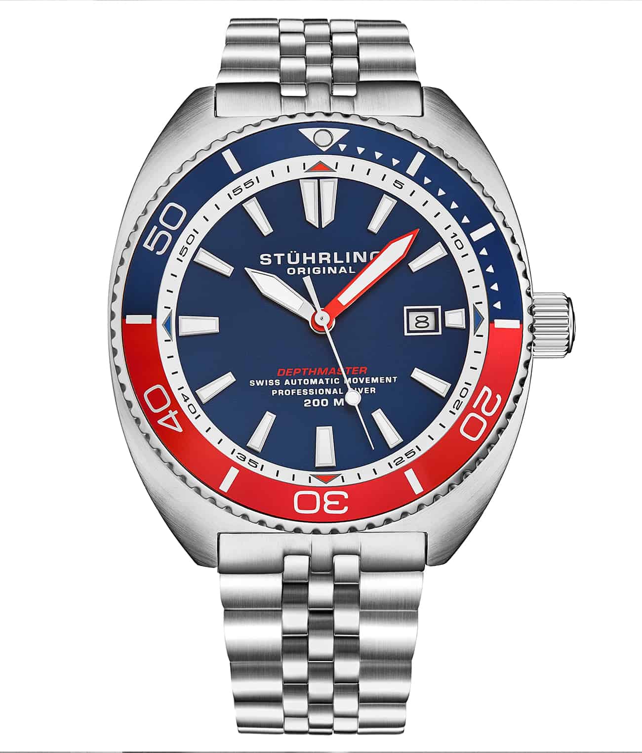 Stührling The Swiss Automatic Depthmaster 1008 45mm Diver - Image 13