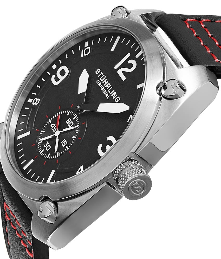 Stührling Tuskegee 581 Quartz 45mm Aviator - Image 5