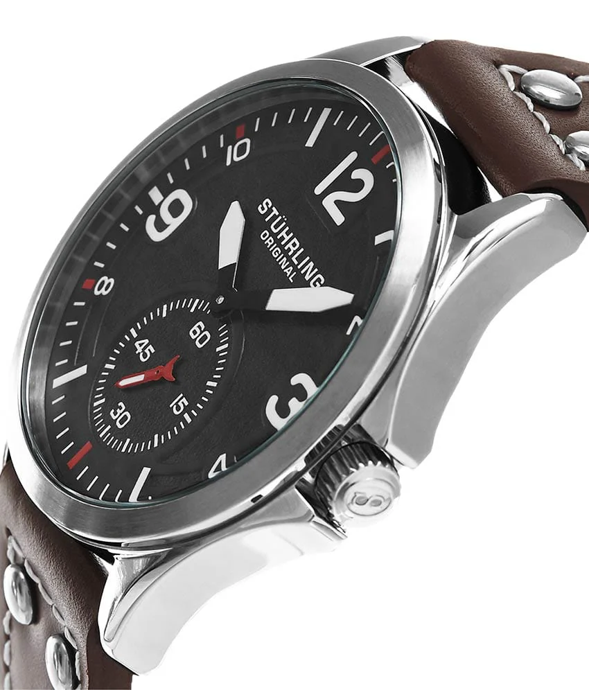 Stührling Tuskegee 684 Quartz 44mm Aviator - Image 4